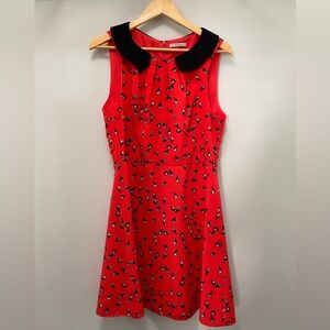 LAST CHANCE: Darling Fit & Flare Dress with Birds